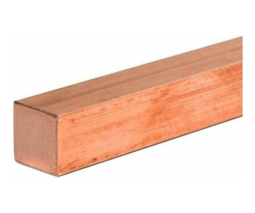 Barra Quadrada Tarugo Cobre Puro 1.3/4' (44,45mm) X 200cm