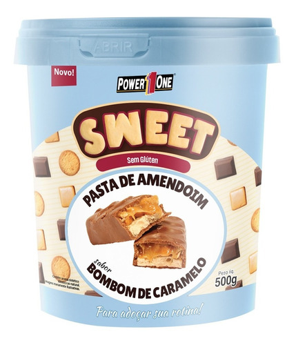 Pasta Amendoim Power One Sweet 500g Saborizada - Original