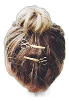 Comprar Catery Accesorios Para El Cabello De Oro Tijeras Pinzas Para