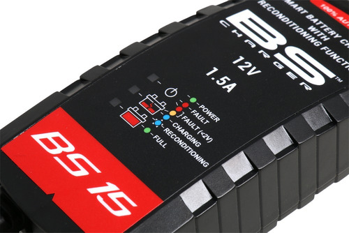 Cargador Mantenedor BS Battery BS15 Moto Ba 15 12v 1.5a Inteligente