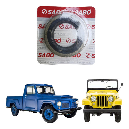 Ponta Eixo Traseiro Esquerdo F 75 Ford Willys 1969 / 1981 Jg