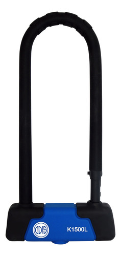 Candado U Lock Odis K1500l 15x285mm Azul/negro Llave Mapa Azul