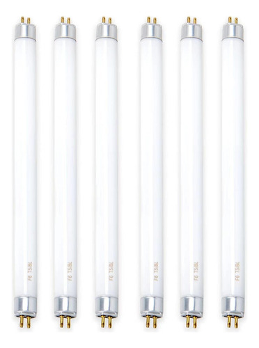 Celiwace 6 Pack Uva-bl T5 6w 32050 F6t5/bl Bulbo De Reemplaz