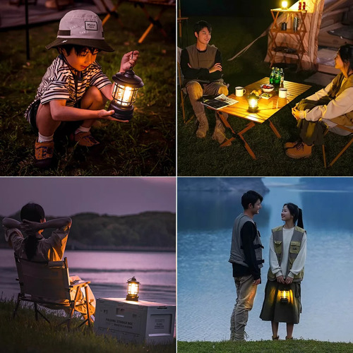 Pesca Camping Picnic Retro Camping Luces Led
