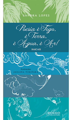 Livro Poesia é fogo é terra é água é ar! de Sandra Lopes edição 1 capa mole 2013 em português Editorial Rocco