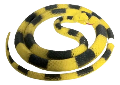 Serpiente Víbora Goma 1.40 Cm Colores A Elección Varios