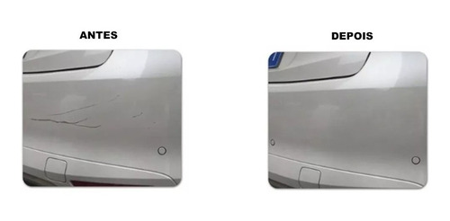 Imagem 3 de 4 de Tinta De Retoque Tira Risco Carro Vw Voyage Branco Cristal
