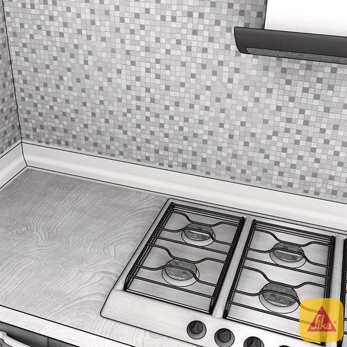 Imagen 4 de 4 de Sikaseal 120 Sellador Baño Y Cocina Gris 300ml