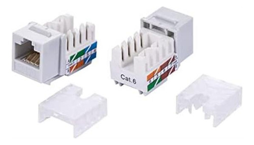 Cat6 Rj45 Keystone Jack Punch-down Network 45 Grados (termin