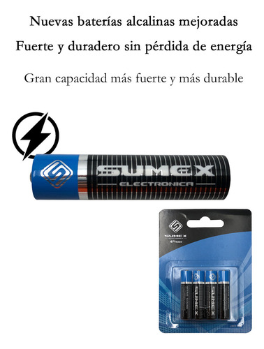 Caja De 48 Pilas Baterias Aaa Sumex1.5v Pilas Y Baterias