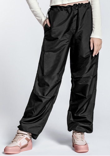 Pantalon Casual Forever 21 Tiro Regular Para Dama Negro