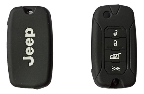 Estuche Protector De Silicon Control Alarma Jeep Chrysler 