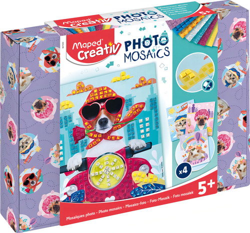 Kit Maped Creativ Mosaicos Fotográficos Animales Cute