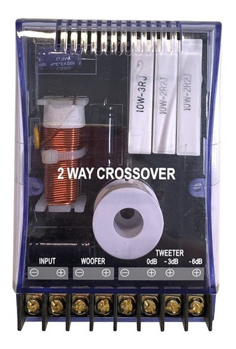 Imagen 7 de 9 de Crossover Pasivo De 2 Vías 100watts Blauline Bcr210