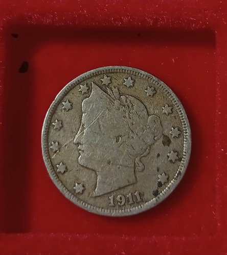 Moneda De 5 Centavos Estados Unidos 1911- Liberty Ni.- Buena