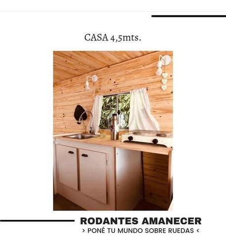 Imagen 8 de 15 de Casa Rodante 4,50 Machimbre - 0km Homologada