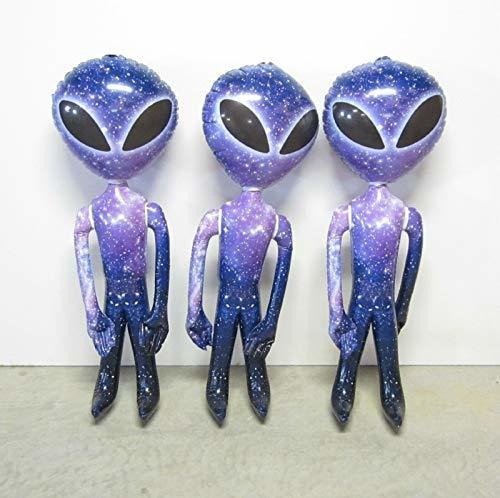 3 Nuevo Espacio De Galaxia Púrpura Inflable Alien 36  Aliens 