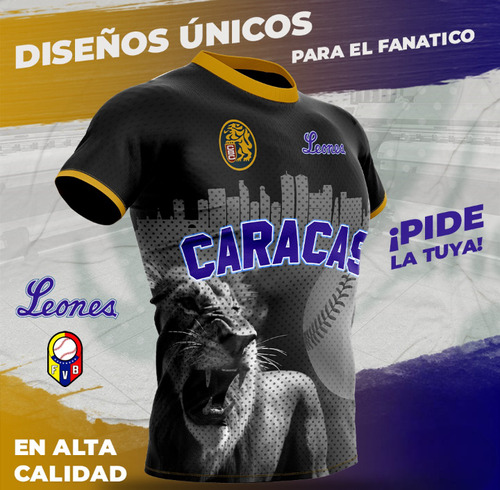 Franelas Leones Del Caracas