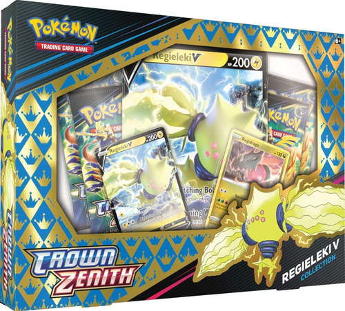 Imagen 1 de 1 de Cartas Pokemon: Cenit Supremo Regieleki V Box Tcg