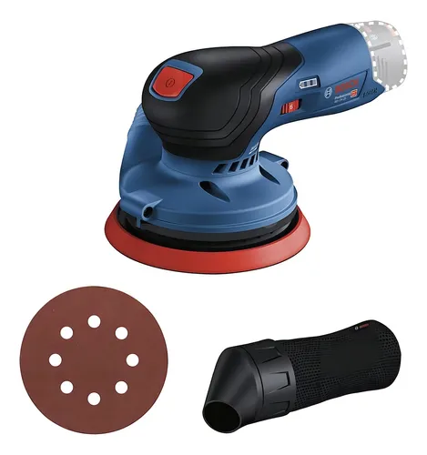 Lijadora Rotorbital Bosch 12v 125mm. Gex 12v-125 Sin Bataria Color Multicolor
