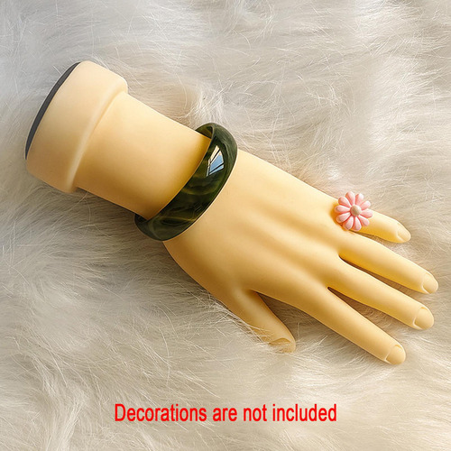 1 Par De Práctica De Uñas De Goma Flexible Flexible A Mano
