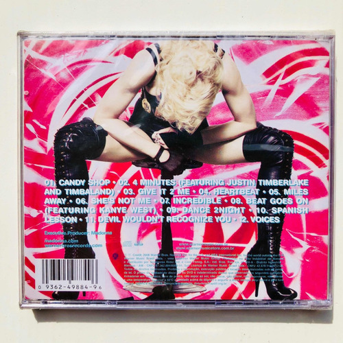 Madonna Hard Candy Brasil 12 Temas Nuevo!