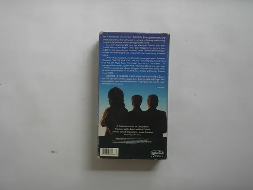 Queen Champions Of The World Casete Vhs Video Edic Usa 1995 (Usado)