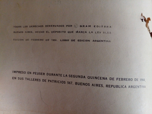 Ya Sé Leer Libro De Lectura Primer Grado Sup 1964 Incompleto (Usado)
