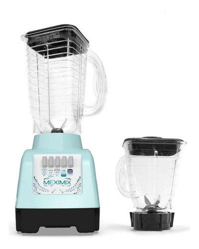 Licuadora Meximix 1,25l Plástico + Mini Procesador Menta Menta