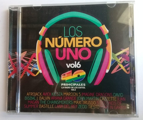 40 Principales 105.5 Tiesto Los Numero 1 Vol 6  Cd / Kktus 