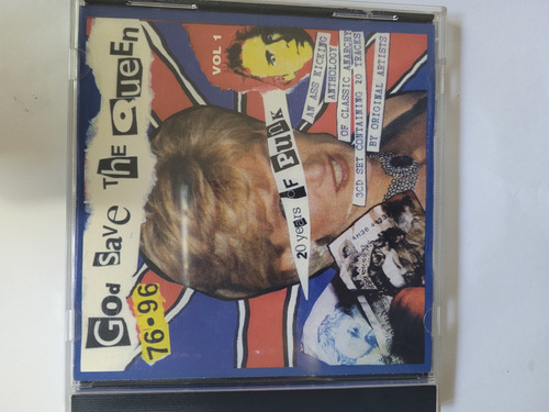 Cd,god Save The Queen 76-96,vol.1,made In England 