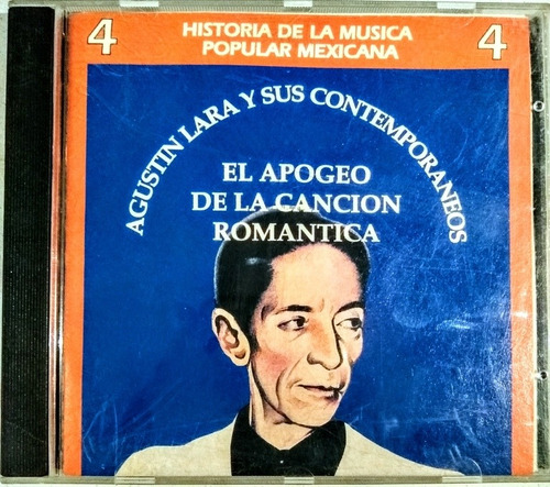Historia De La Música Popular Mex. Cd Vol.4 Agustín Lara