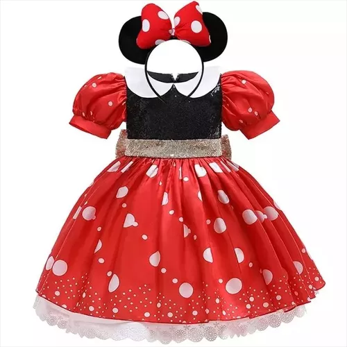 Gracia Diariamente Desgastado Vestido Minnie Mouse Fiesta Gala Niña | Meses sin intereses