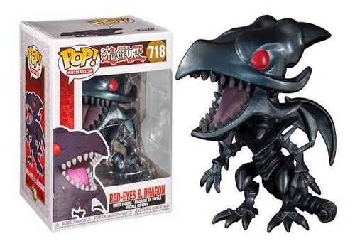 Funko Pop! 718 Yu-gi-oh! Black Dragon Negro De Ojos Rojos