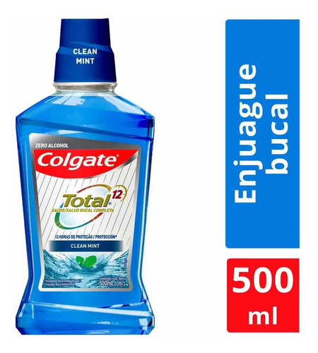 Enjuague Bucal Colgate Total 12 Clean Mint 500ml