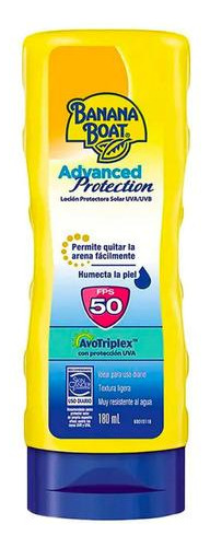 Protector Solar Banana Boat Advanced Protection Spf 50 180ml