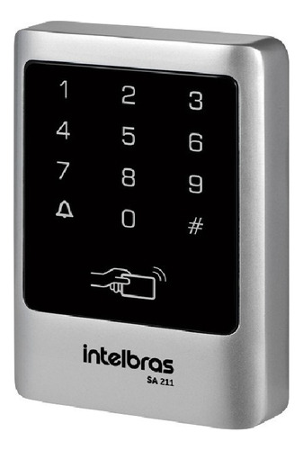 Controle De Acesso Senha E Proximidade Rfid Sa211 Intelbras