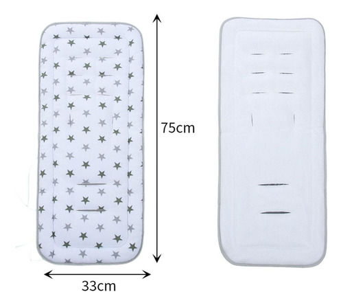 Cojín Para Cochecito De Bebé, Colchón Para Carrito,