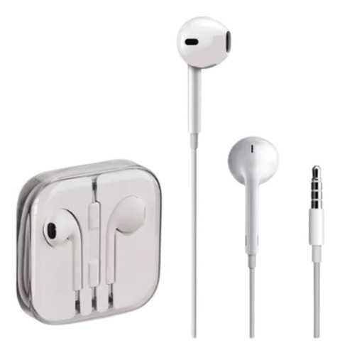 Audifonos Manoslibres Plug 3.5mm Compatible iPhone 5/6 iPad 