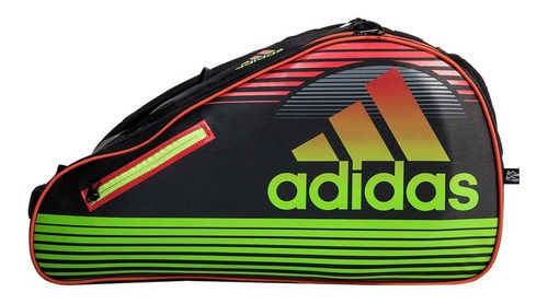 Raqueteira adidas Tour Para Padel E Beach Preta Verde E Verm