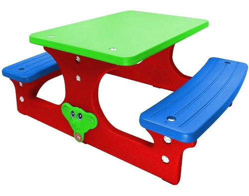 Mesa Plástica Para Niños Infantil Camping Super Resistente