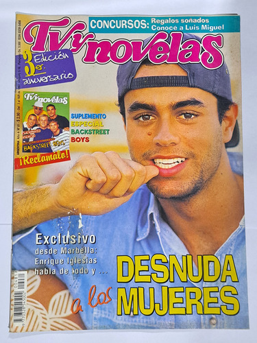  Tv Y Novela N° 81 / 1997 / Enrique Iglesias En Marbella