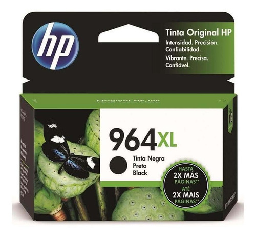 Imagen 1 de 1 de Cartucho Hp 964xl Alto Rendimiento Negro, 2000 Pág/3ja57al