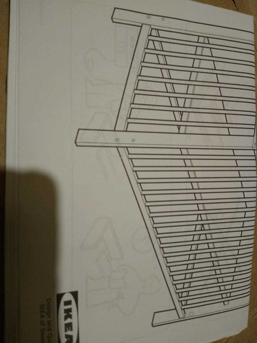 Cuna Ikea Gulliver Con Colchón Importado Nuevo!! Madera M
