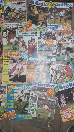 Lote 25 Revistas * El Grafico * Diferentes - Del Año 1975