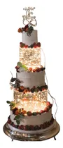 Comprar Soportes Elevados Acrilico Transparente Para Tortas Eventos