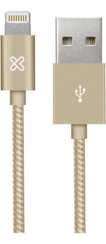 Cable Lightning Certif 1m Reforz Klipxtreme Kac-010gd Dorado