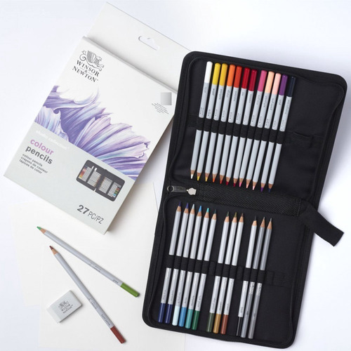 Estojo Lápis De Cor Winsor & Newton Studio Collection 27pc º