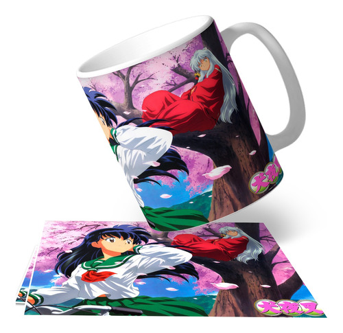 Set Tazón Inuyasha Kagome + Mouse Pad  Anime