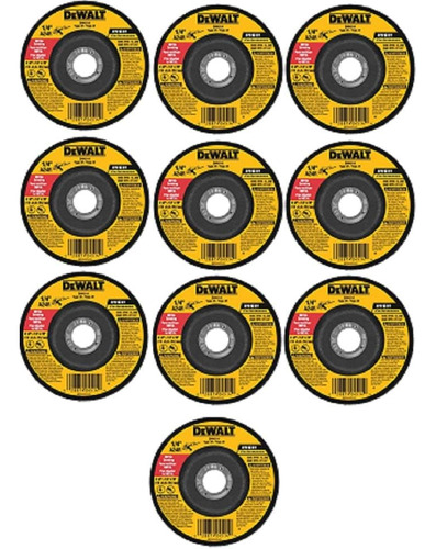 Dw4514b5 - Muela Abrasiva Metálica De 4-1/2 Pulgadas Por 1/4